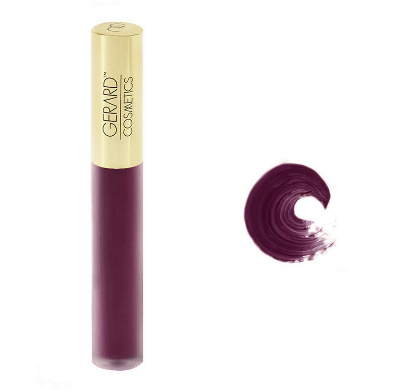 Gerard Cosmetics HydraMatte Liquid Lipstick WINE DOWN- MATTE FINISH STAY ALL DAY, Comfortable long wear CRUELTY FREE & USA MADE