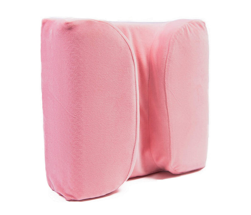 The LaySee Pillow - The Pillow Designed with Your Glasses in Mind - Pillow with Plush Pillow Case (Pink)