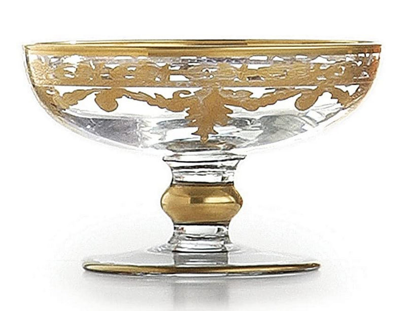 Arte Italica Baroque Gold Compote/soap Dish