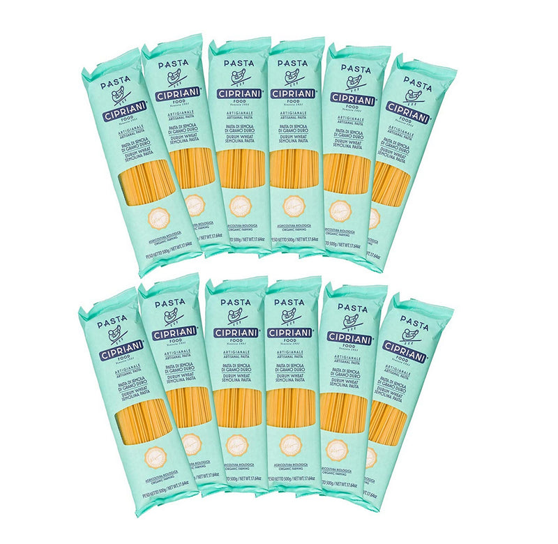 Cipriani Food Organic Spaghetti - 17.64 oz (12 Pack)