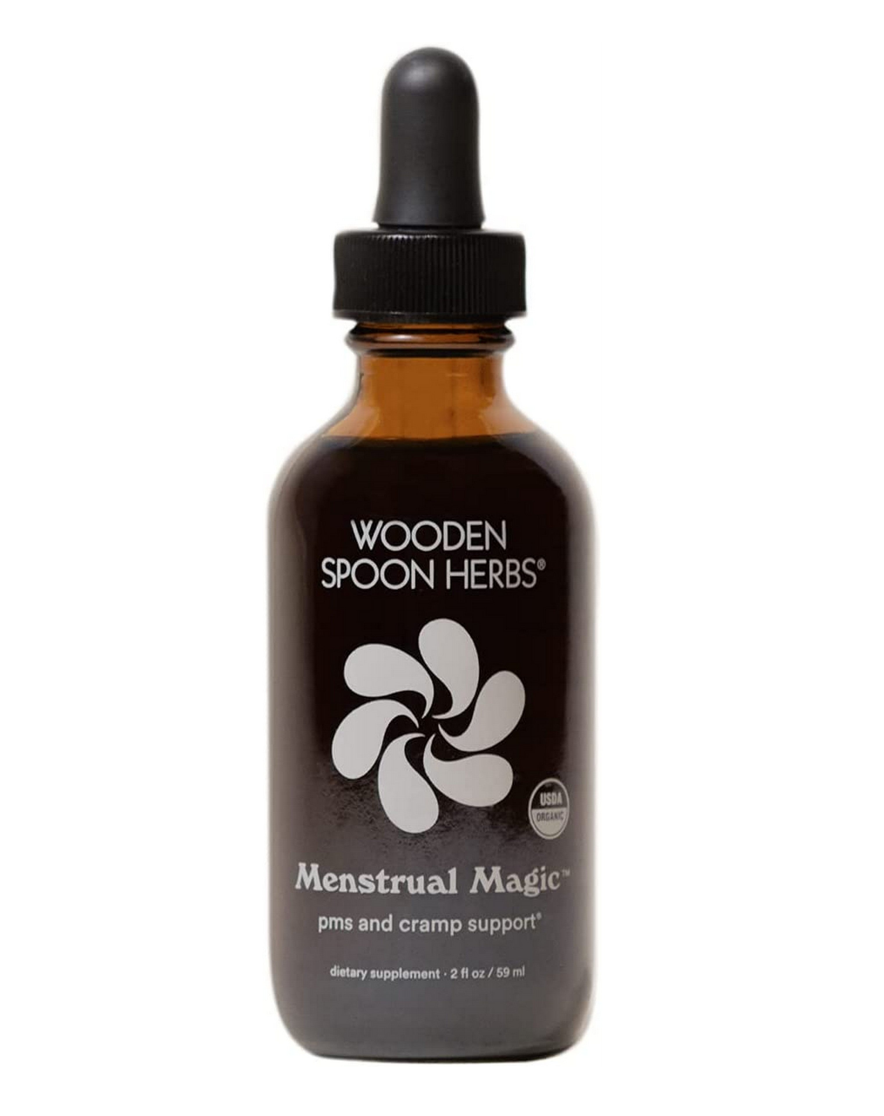 Wooden Spoon Herbs Menstrual Magic Herbal Tincture for PMS and Cramp S ...