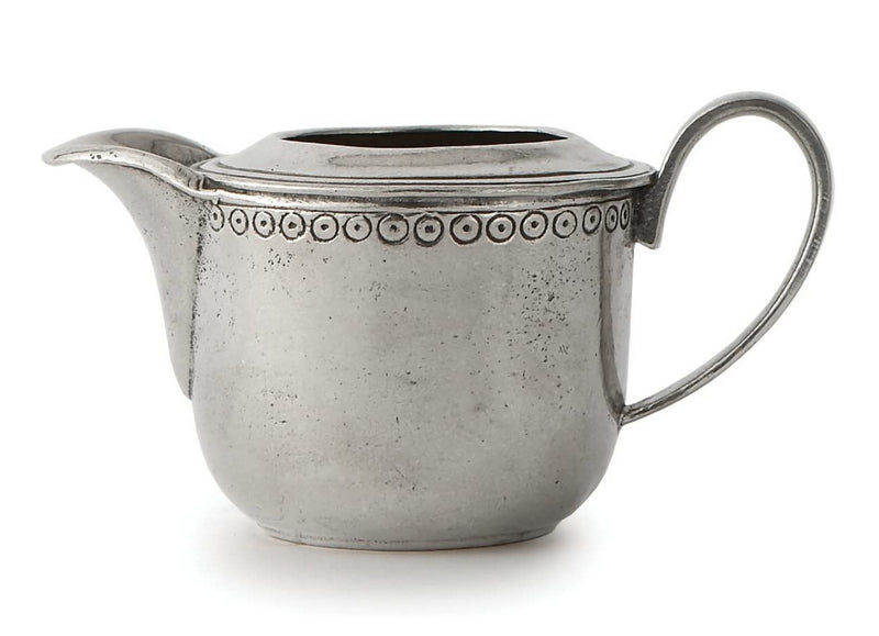 Arte Italica Anna Caffe Creamer, Pewter