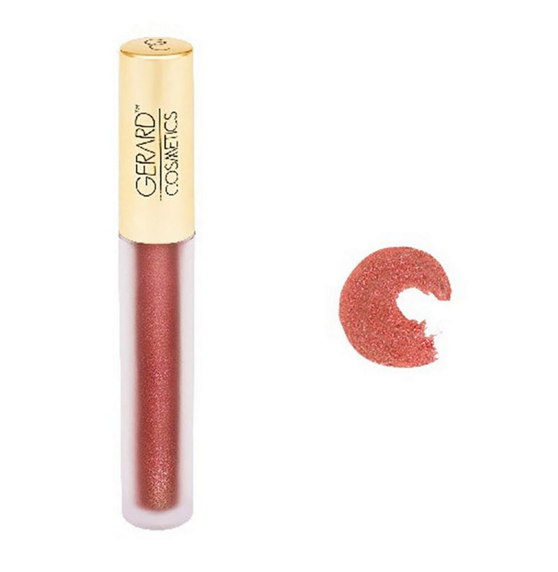 Gerard Cosmetics Metal Matte Liquid Lipstick ROSE GOLD - METALLIC MATTE FINISH STAYS ALL DAY, Comfortable long wear CRUELTY FREE & USA MADE