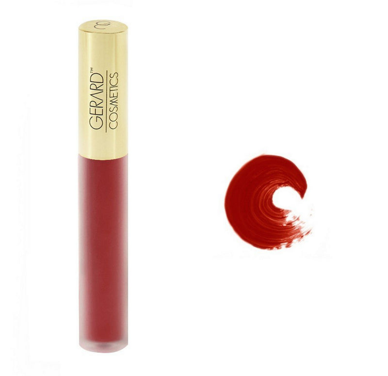 Gerard Cosmetics HydraMatte Liquid Lipstick IMMORTAL - MATTE FINISH STAY ALL DAY, Comfortable long wear CRUELTY FREE & USA MADE