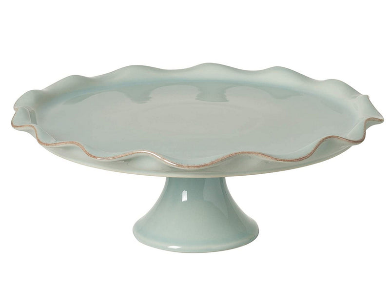 Casafina Cook & Host Collection Stoneware Ceramic Footed Plate Large 13" (Blue)