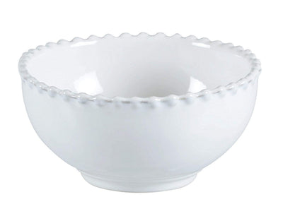 COSTA NOVA Pearl Collection Stoneware Ceramic Soup/Cereal Bowl 6.5", White