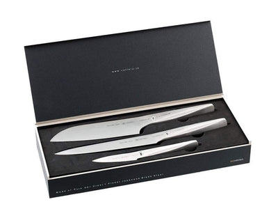 Chroma 3-Piece Knife Set, one size, silver