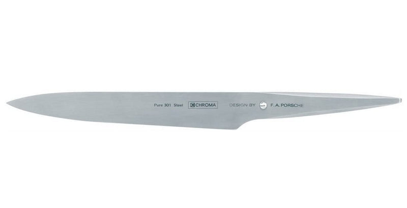 Chroma Type 301 Designed by F.A. Porsche 8 inch Carving Knife, one size, silver