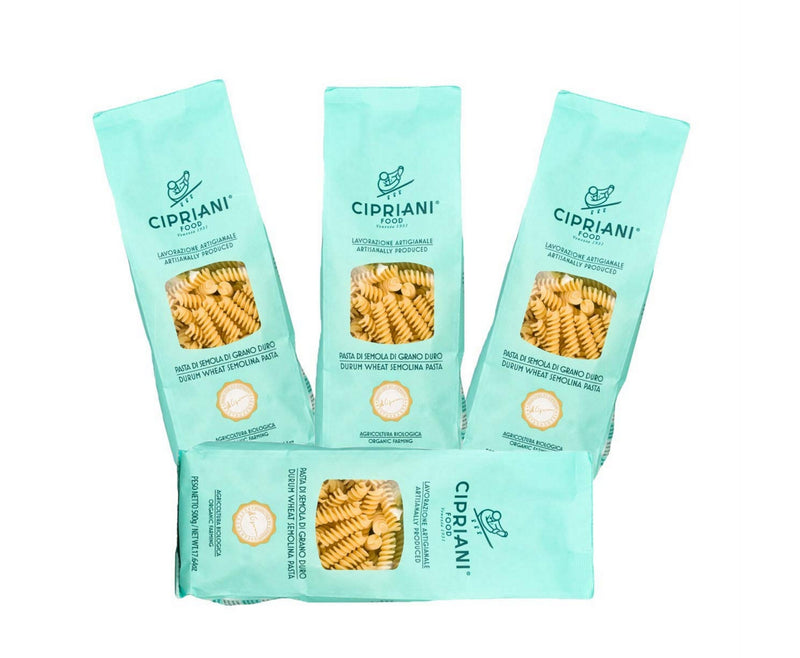 Cipriani Food Organic Fusilli - 17.64 oz (4 Pack)