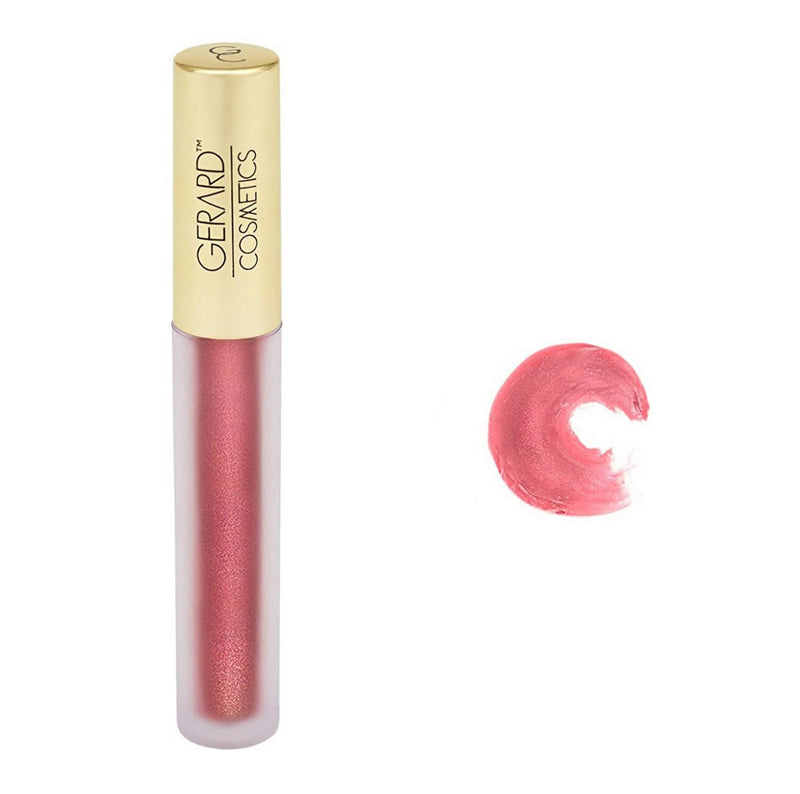 Gerard Cosmetics Metal Matte Liquid Lipstick FUZZY NAVEL - METALLIC MATTE FINISH STAYS ALL DAY, Comfortable long wear CRUELTY FREE & USA MADE