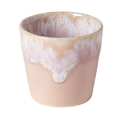 COSTA NOVA Stoneware Ceramic Dish Grespresso Collection Espresso Cups (2-Piece Set) 3 oz (Soft Pink)