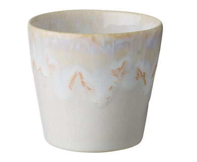 COSTA NOVA Stoneware Ceramic Dish Grespresso Collection Espresso Cups 2-Piece Set, 3 oz (White)