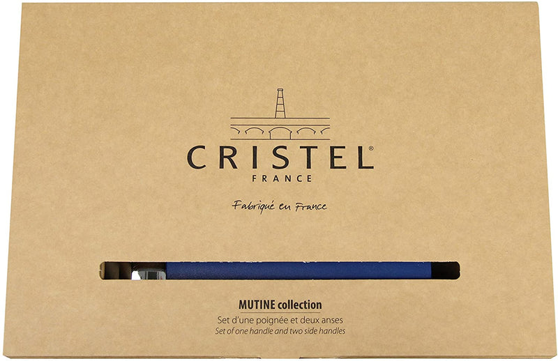 Cristel Mutine SPPLMAEB Set of Handles, Blue Ink