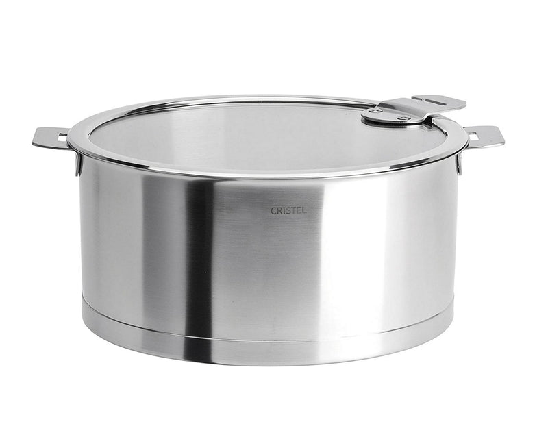 Cristel Strate C14QLKSA Saucepan, 1 quart, Silver