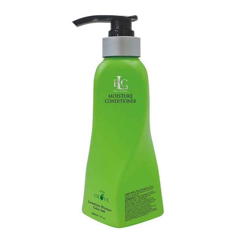 ELC Pure Olove Moisturizing Shampoo & Conditioner Featuring a Gute Cosmetic Travel Pouch (3 Piece Bundle) 12 oz each