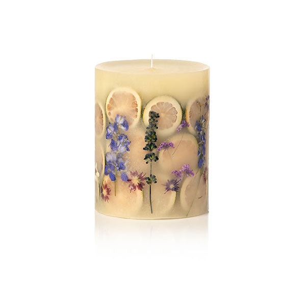 Rosy Rings Small Round Botanical Candle - Wild Plum & Cannabis