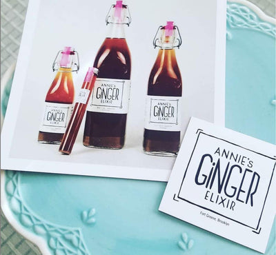 Annie's Ginger Elixir 17 Oz. 6-pack, healthy wellness beverage, non-GMO
