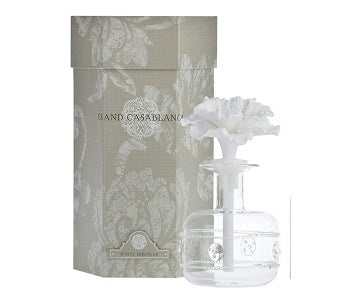 Zodax Grand Casablanca Porcelain Diffuser, Tahitian Gardenia Scent