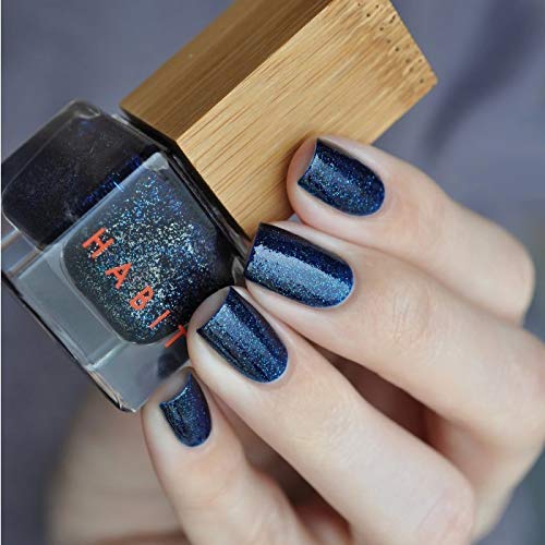 Habit Cosmetics Nail Polish Space Cadet Blue Shimmer Non Toxic