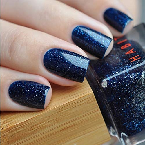 Habit Cosmetics Nail Polish Space Cadet Blue Shimmer Non Toxic