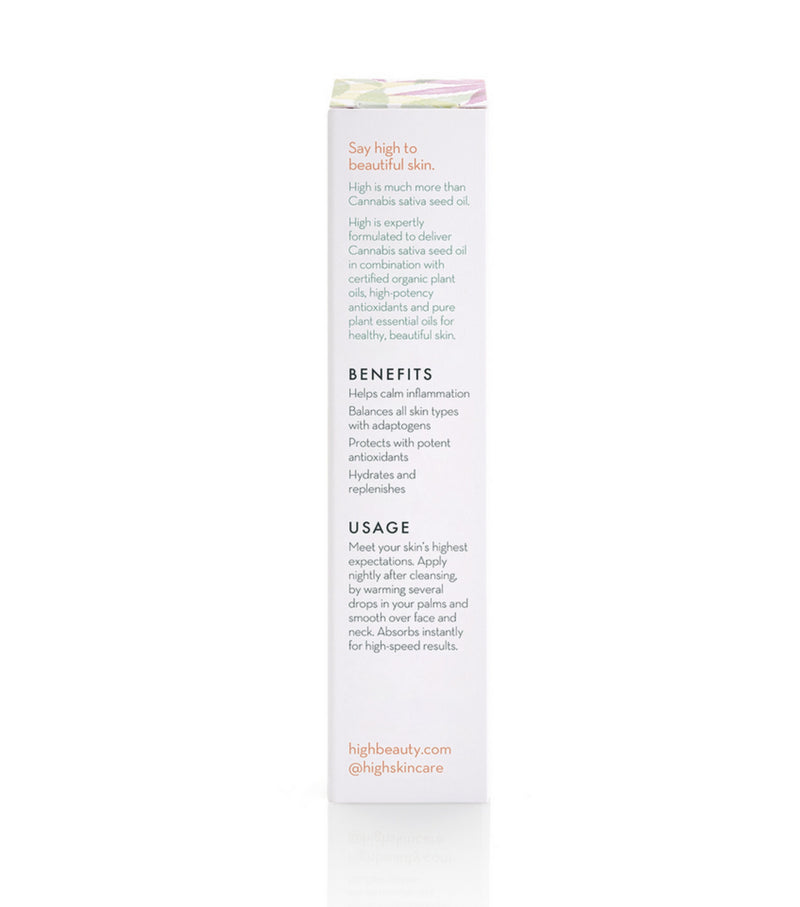 High Beauty High Expectations Cannabis Facial Oil 1 fl oz
