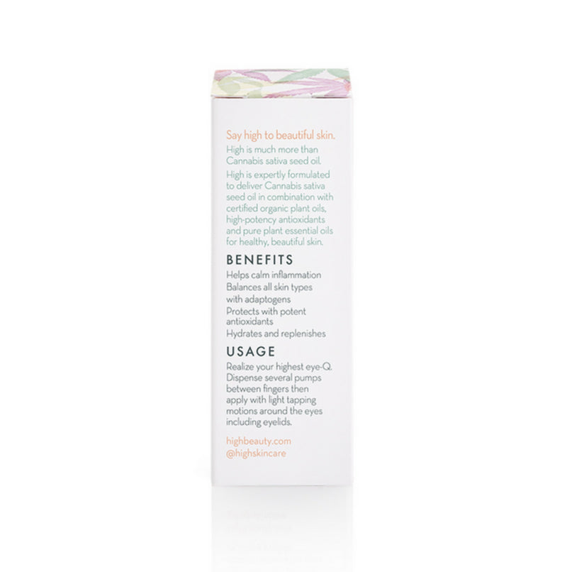 High Beauty High Eye-Q Cannabis Eye Gel .5 oz