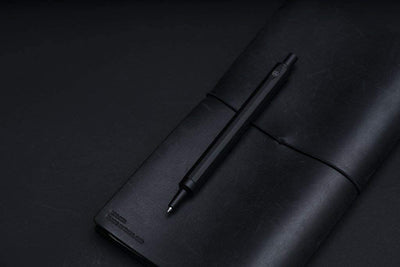HMM Finely Crafted Aluminum Ballpoint Pen - Black