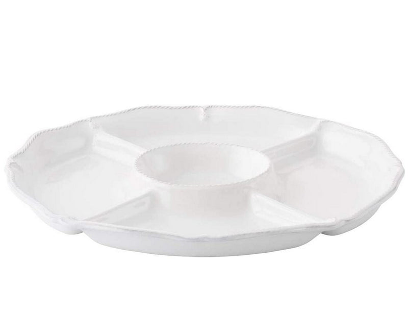 Juliska Berry and Thread Whitewash Crudité Platter