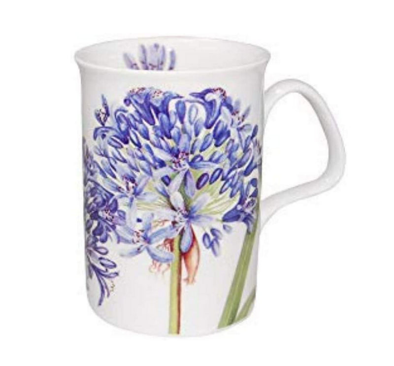 Roy Kirkham Agapanthus Bone China Mug - Blue