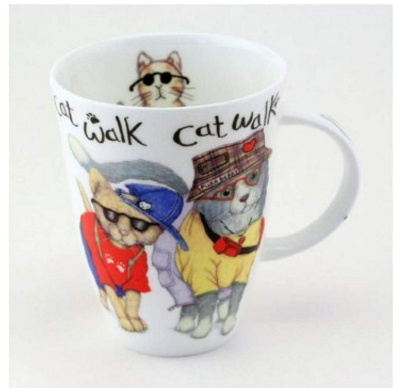 Roy Kirkham Cat Fashion (louise) English Bone China Mug