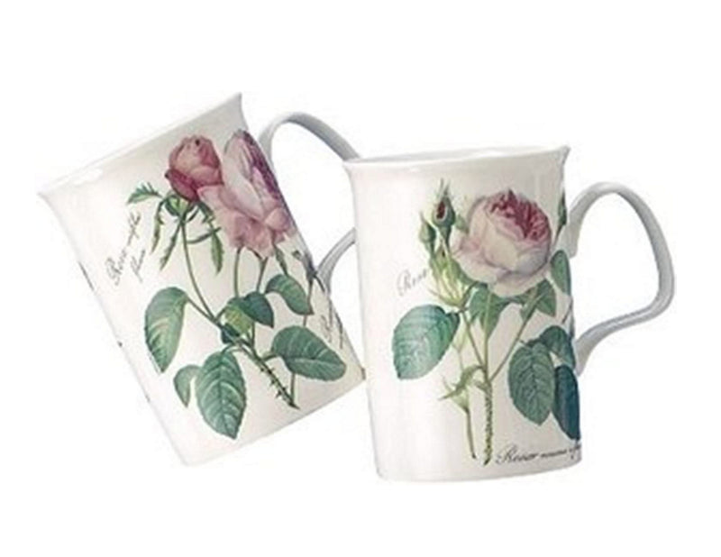 Roy Kirkham Lancaster Mug, Redoute Rose, Set of 6