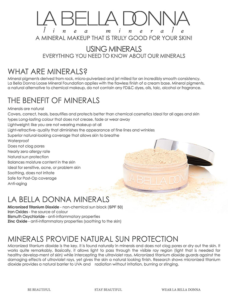 La Bella Donna Loose Mineral Foundation SPF 50 | 10g - Marta