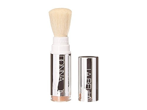 La Bella Donna Minerals on the Go - (Dispensing Brush w/Loose Foundation) in Honey