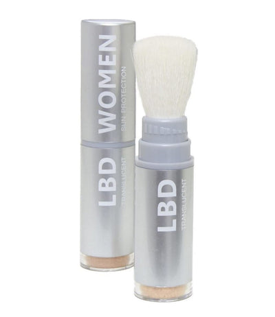 La Bella Donna Natural Mineral Women's Waterproof SPF 50 Powder Sunscreen with Exclusive Dial System Dispensing Brush | NON-NANO | NON-CHEMICAL | REEF SAFE - 5g (Dark Skin)