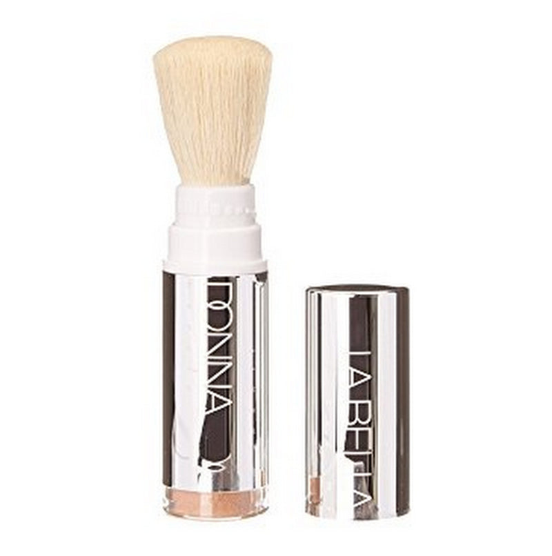 La Bella Donna Minerals on the Go - (Dispensing Brush w/Loose Foundation) in Caffe