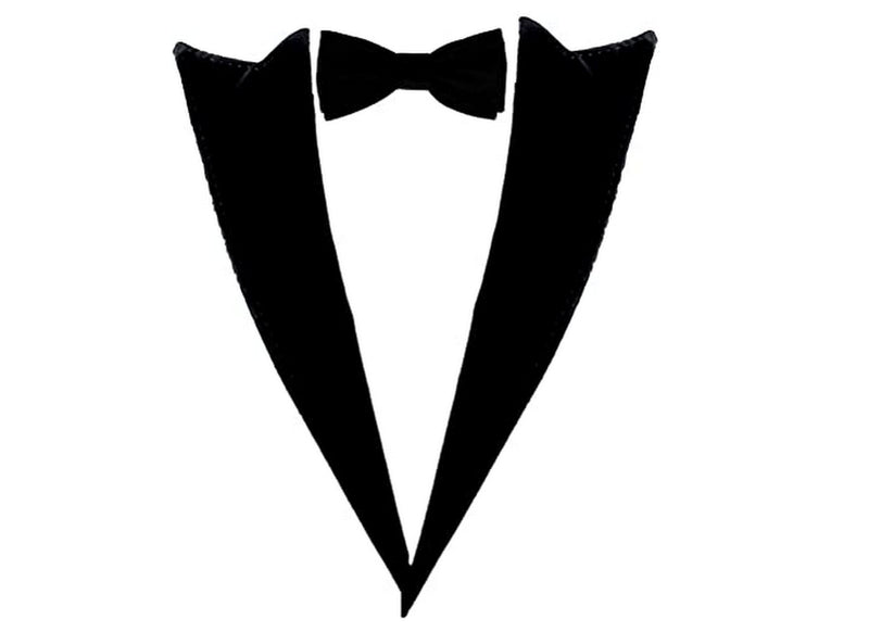 THE LAPEL PROJECT Black Peak Velvet Lapel Set