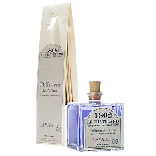 Le Chatelard, Lavender Room Fragrance Diffuser with Rattan Sticks, 3.33 fl oz