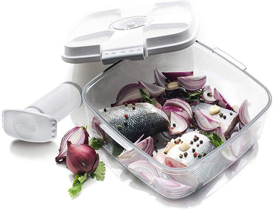 PrepSealer Vacuum Seal Marinating Container Set