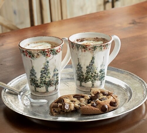 Arte Italica Natale Mug, Cream