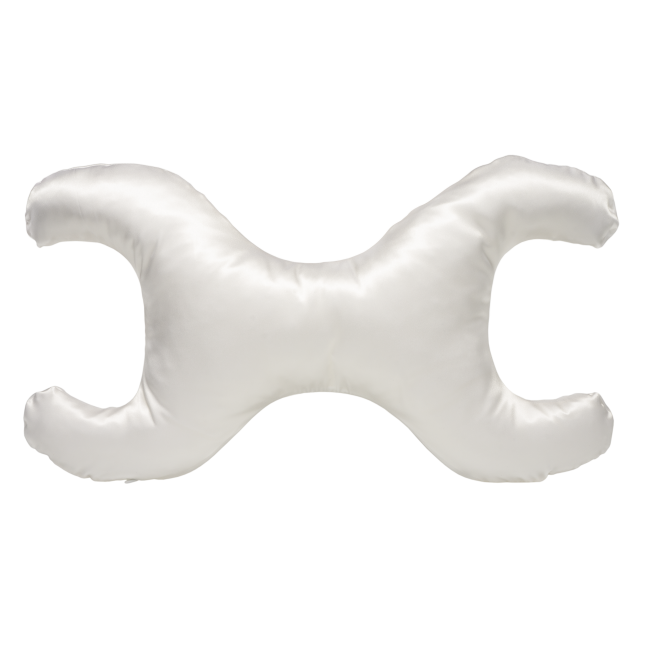 SAVE MY FACE!" PILLOW THE ORIGINAL ANTI-WRINKLE PILLOWETTE La Petite White Satin Pillow