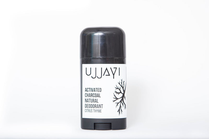Activated Charcoal Natural Deodorant, Citrus Thyme