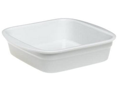 Pillivuyt Porcelain 9-1/2-Inch Square Heavy-Duty Lasagne Baker