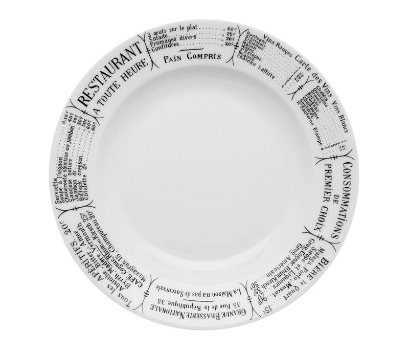 Pillivuyt Brasserie Plate, 7.75"