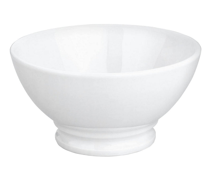 Pillivuyt 13-Ounce Traditional European Coffee Bowl, White