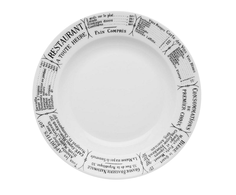 Pillivuyt Brasserie Plate, 10.5"