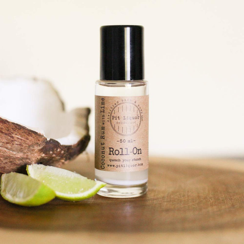 Pit Liquor Coconut Rum with Lime - 50ml Roller Deodorant Men&