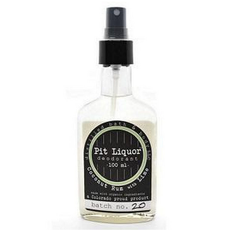 Pit Liquor Spray-On Natural Deodorant 100ml (Coconut Rum With Lime)