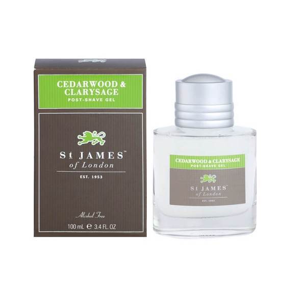 St James of London Cedarwood & Clarysage Post Shave Gel