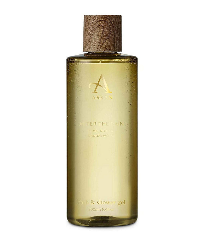 A Arran After The Rain - Lime, Rose, & Sandalwood Bath & Shower Gel 300ml