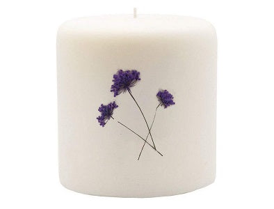 Rosy Rings Pillar Botanical Candle Size: 25&